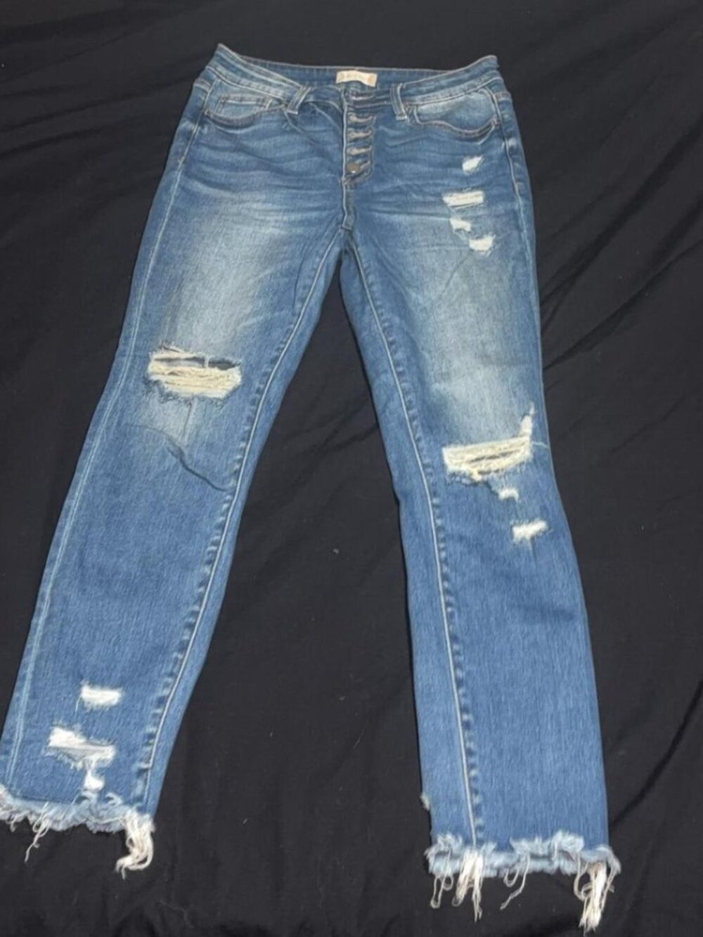 Altar'd State Women's Blue and Navy Jeans